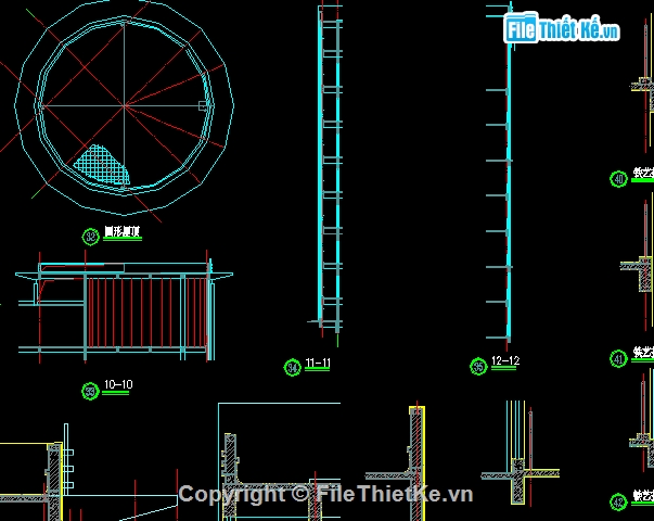 cửa cuốn,Bản vẽ autocad,cửa thang cuốn